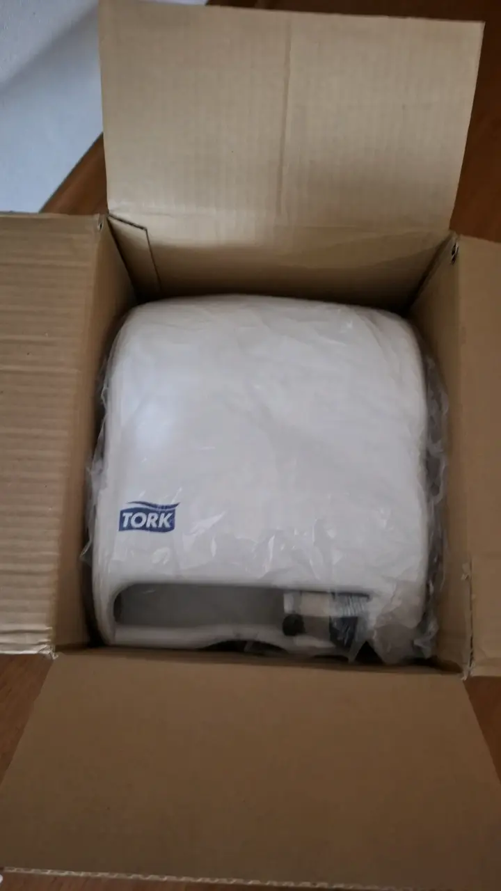 Dispensador de papel Tork blanco nuevo - 1