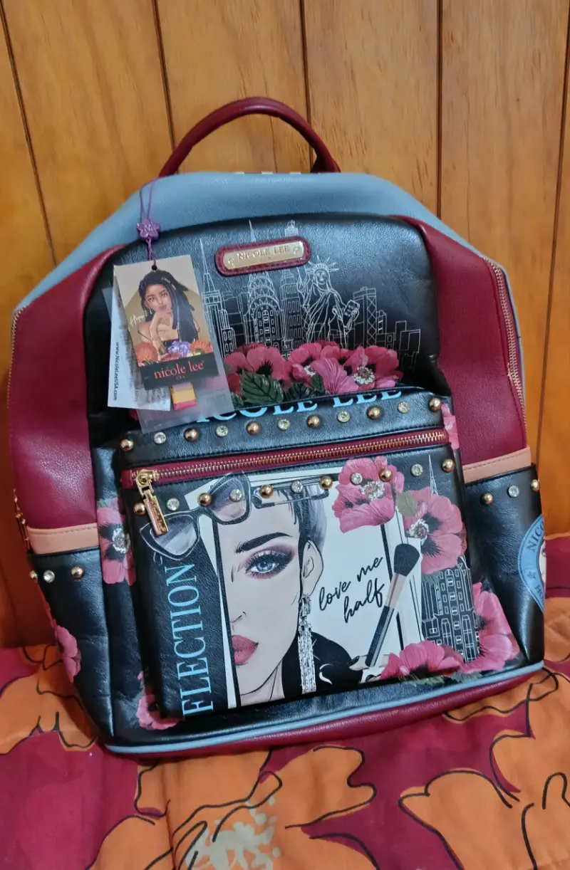 Mochila Nicole Lee original modelo Love Me Half - 1