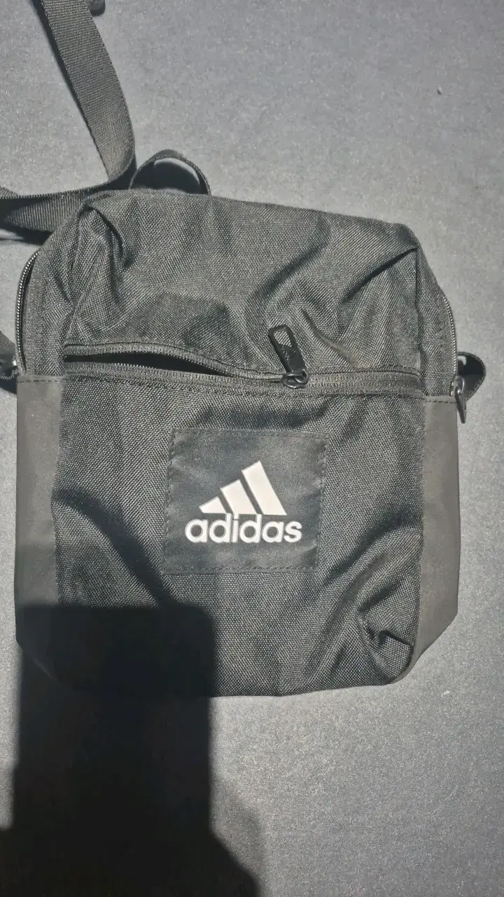 Bolso bandolera negro Adidas unisex - 4