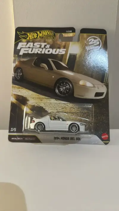 HotWheels Premium: 1994 Honda Del Sol Fast&Furious - miniatura 1