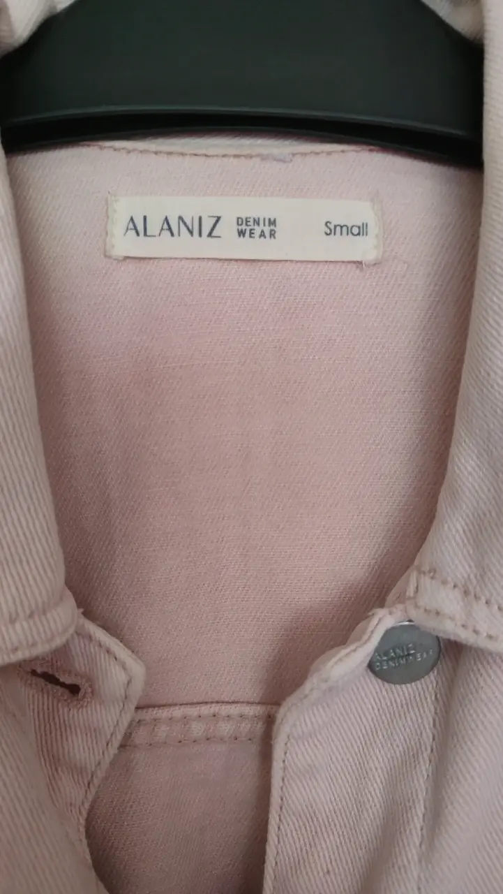 Chaqueta de mezclilla rosa Alaniz - 2
