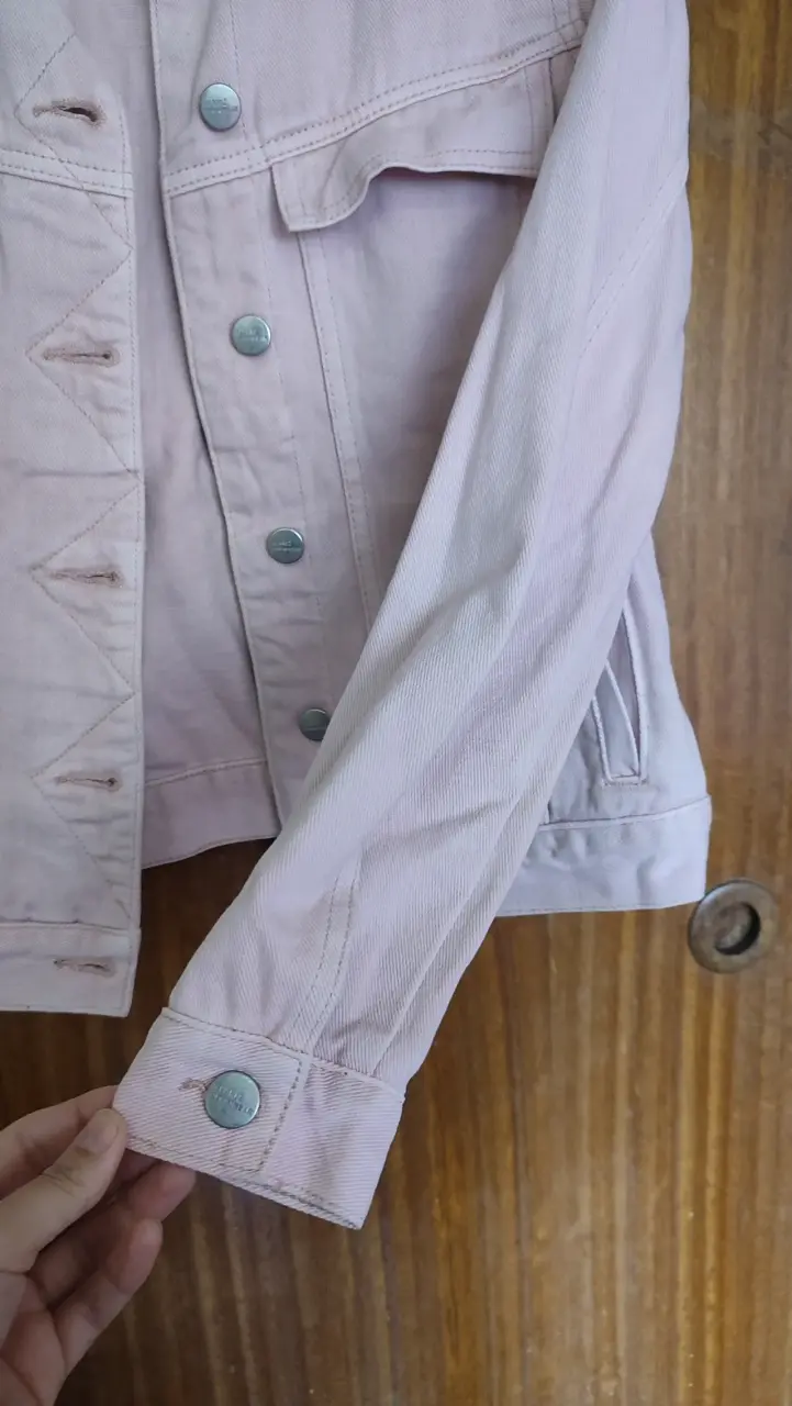 Chaqueta de mezclilla rosa Alaniz - 4