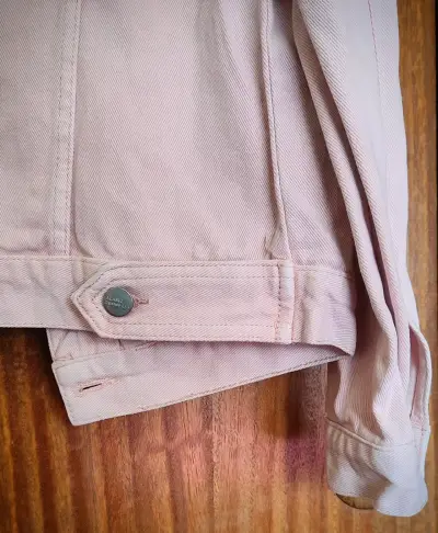 Chaqueta de mezclilla rosa Alaniz - miniatura 5