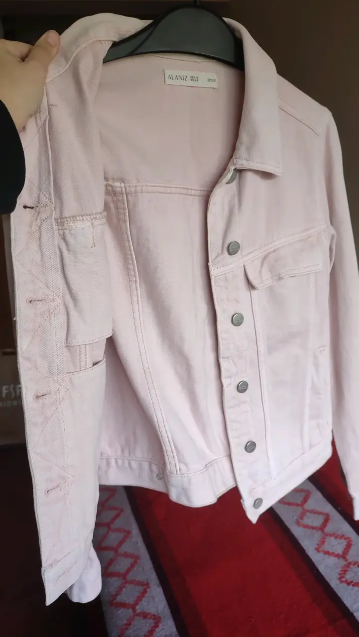 Chaqueta de mezclilla rosa Alaniz - 6