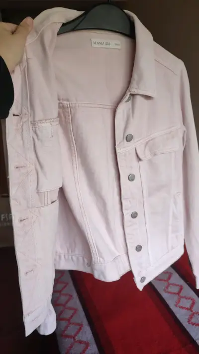 Chaqueta de mezclilla rosa Alaniz - miniatura 6