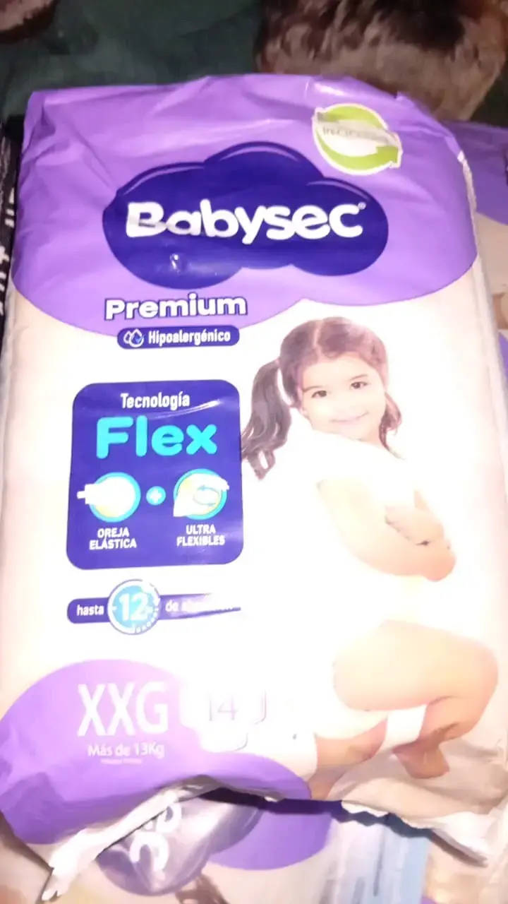 Pañales Babysec Premium XXG 14 unidades