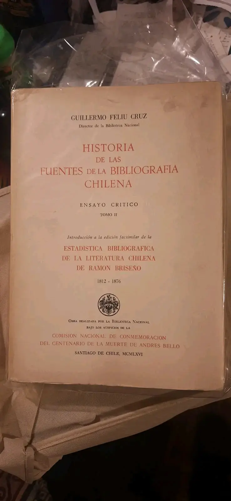 Historia de las Fuentes de la Bibliografía Chilena