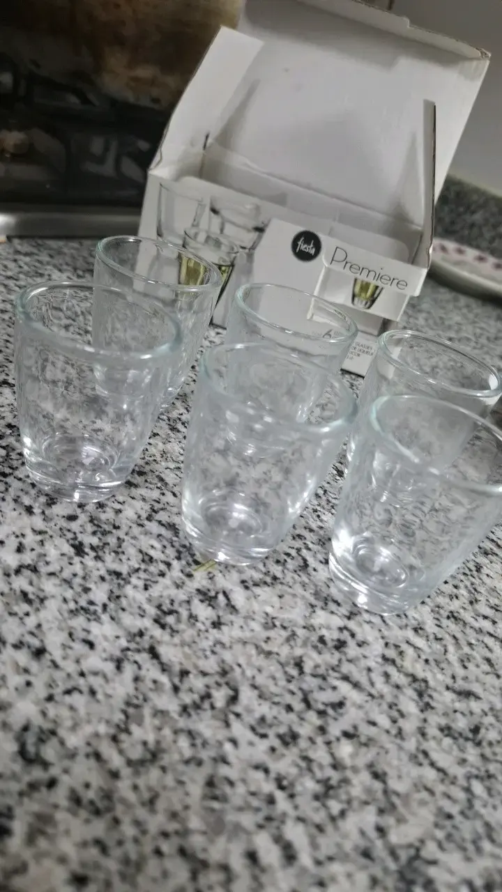Set de 6 vasos de shots / vidrio - 5
