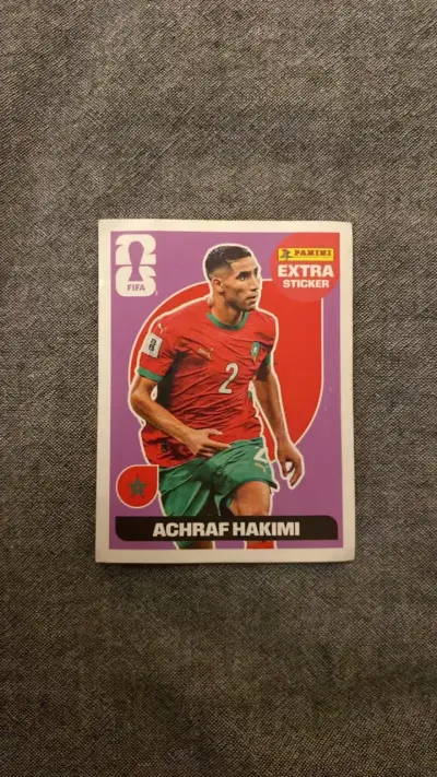 Lámina Panini Achraf Hakimi 2026 Extra sticker - miniatura 1