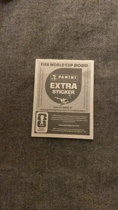 Lámina Panini Achraf Hakimi 2026 Extra sticker - miniatura 2