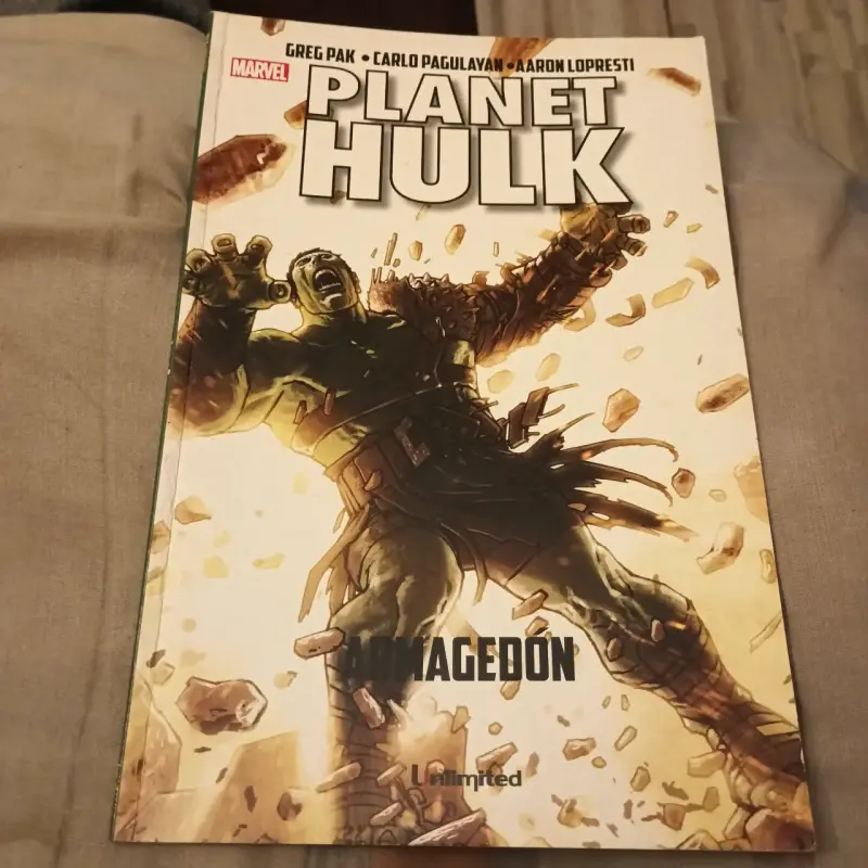 Cómic Planet Hulk Armagedón Marvel