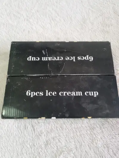 Set de 6 copas para helado de vidrio - miniatura 2