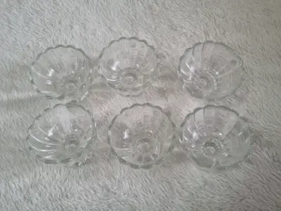 Set de 6 copas para helado de vidrio - miniatura 3