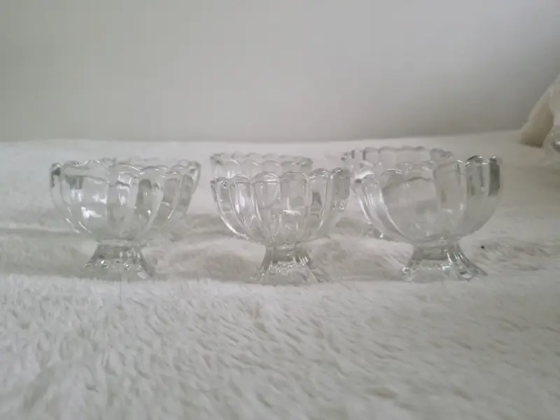 Set de 6 copas para helado de vidrio - 4