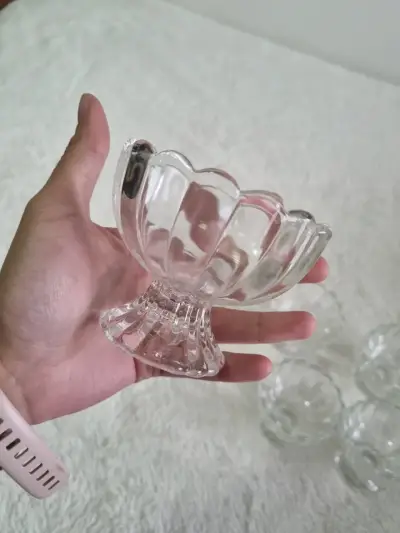 Set de 6 copas para helado de vidrio - miniatura 5