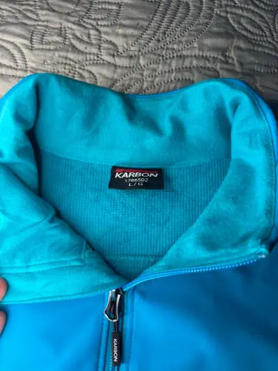 Chaqueta azul Karbon para deportes de invierno - miniatura 3