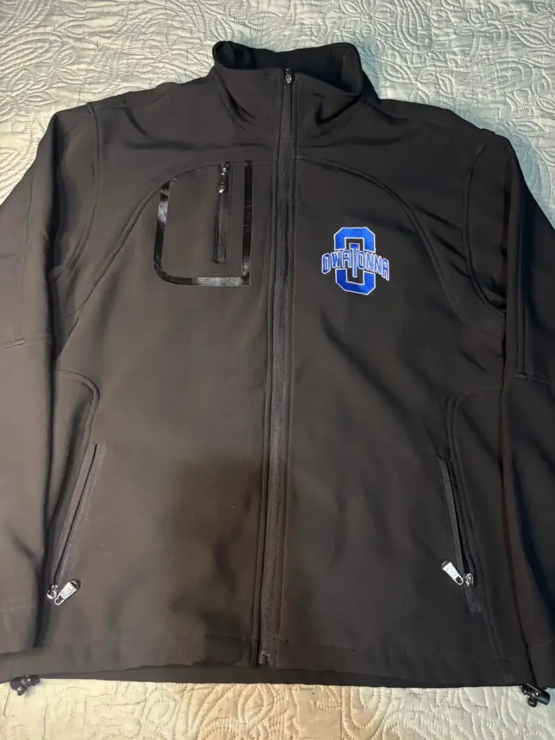 Chaqueta deportiva negra con logo Owatonna - 2