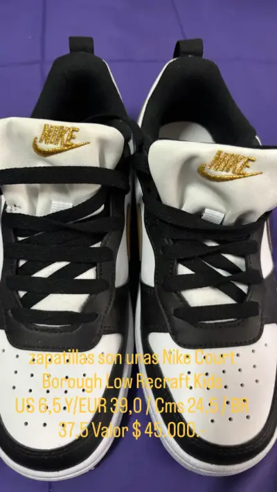 Zapatillas Nike Court Borough Low Recraft Kids - miniatura 2