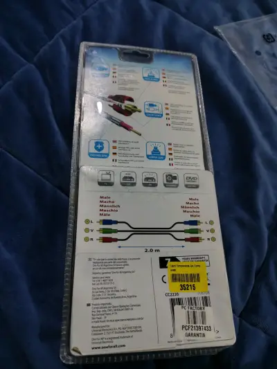 Cable AV Componente One For All 3.0m - miniatura 2