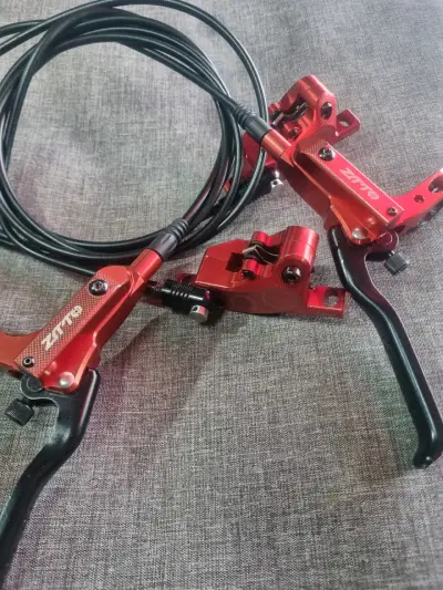 Frenos hidráulicos 4 pistones mtb ZITTO m-840 - miniatura 1