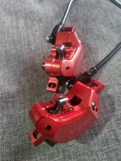 Frenos hidráulicos 4 pistones mtb ZITTO m-840 - miniatura 2