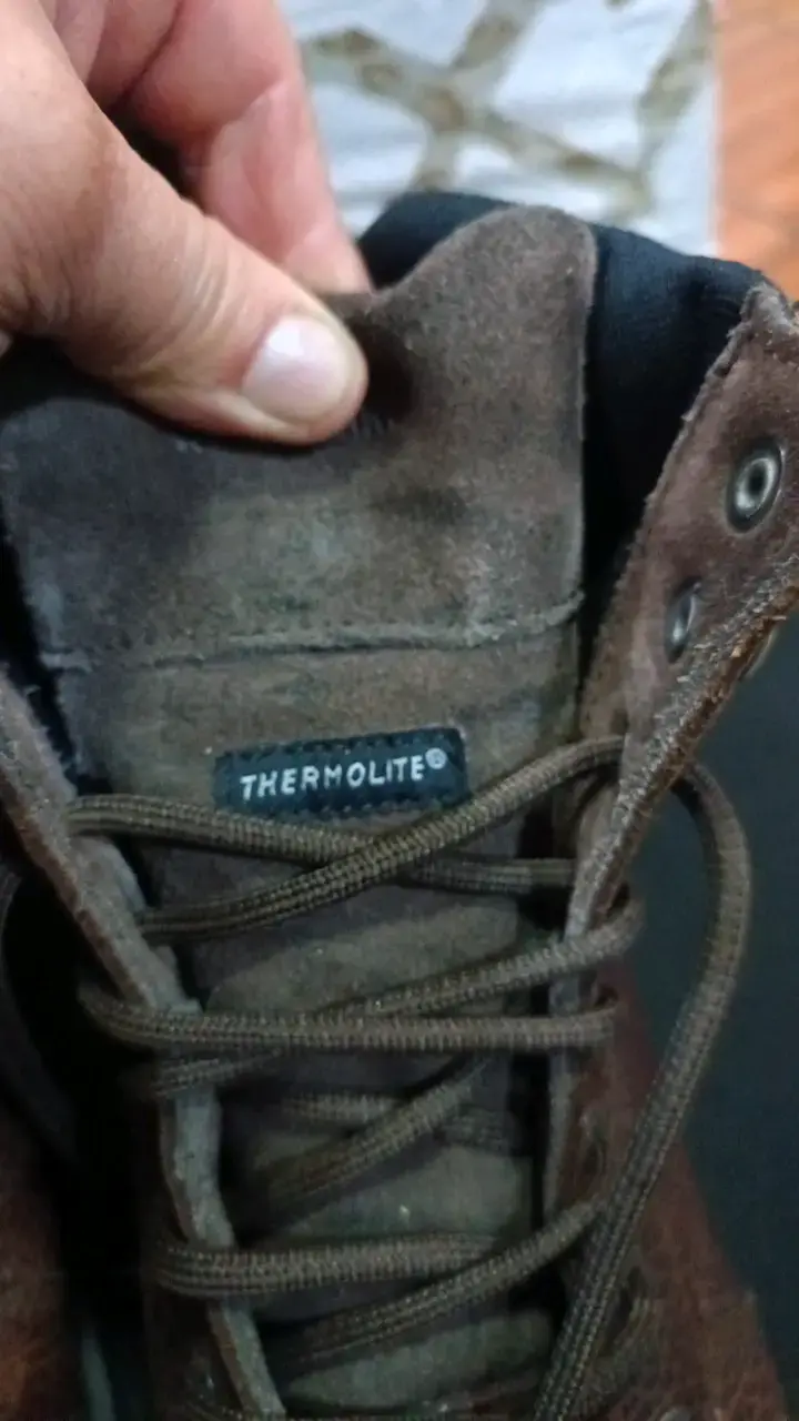 Botas de cuero marrón para hombre - 4