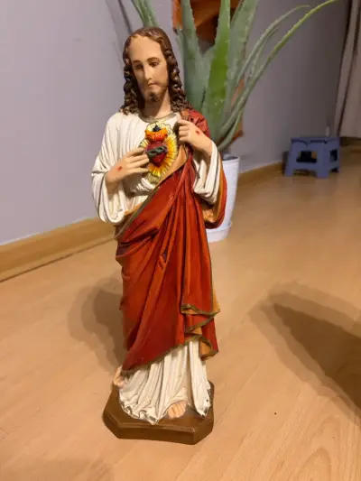 Figuras religiosas de madera decorativas - miniatura 2