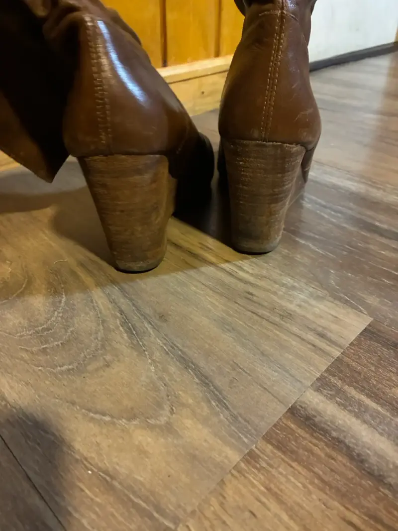 Botas de cuero marrón para mujer - 2