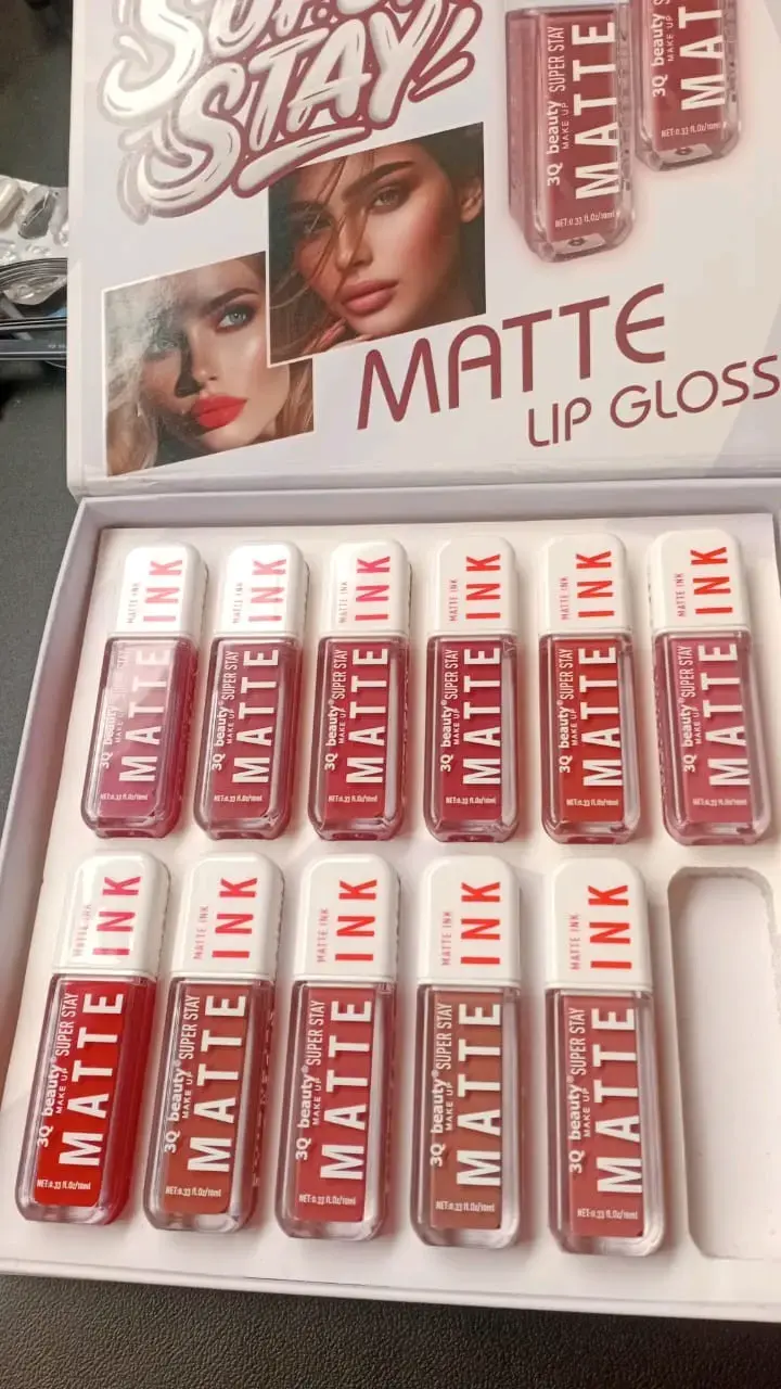 Set de labiales mate 3Q Beauty Super Stay