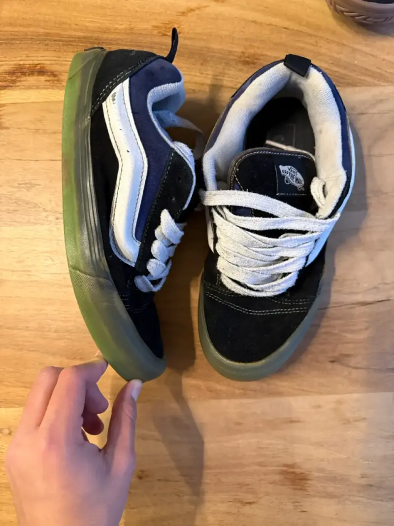 vans knu skool verde azul
