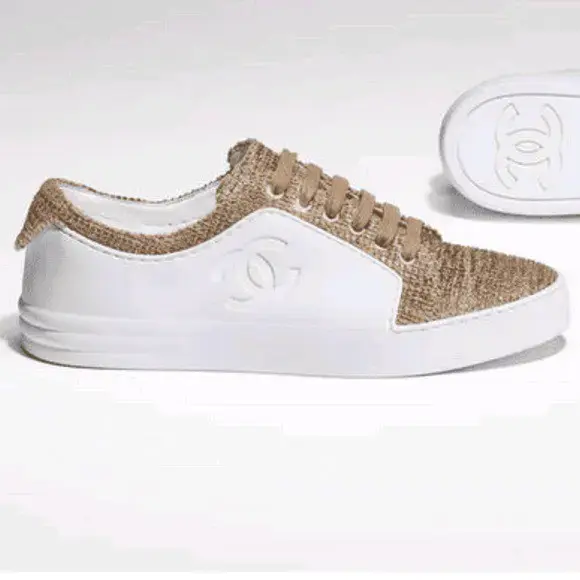 Zapatillas Chanel sneakes de tweed talla 40 origin - 1
