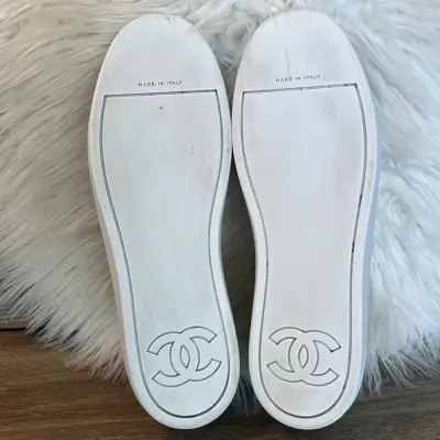 Zapatillas Chanel sneakes de tweed talla 40 origin - miniatura 2