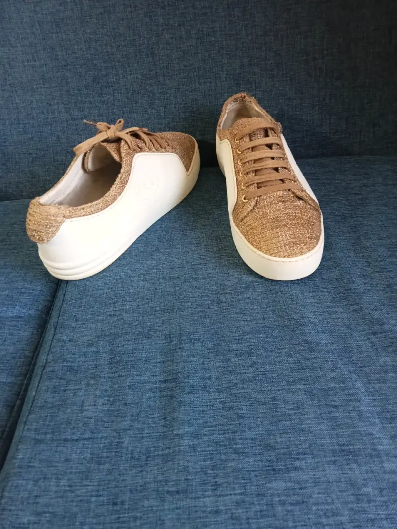 Zapatillas Chanel sneakes de tweed talla 40 origin - 4