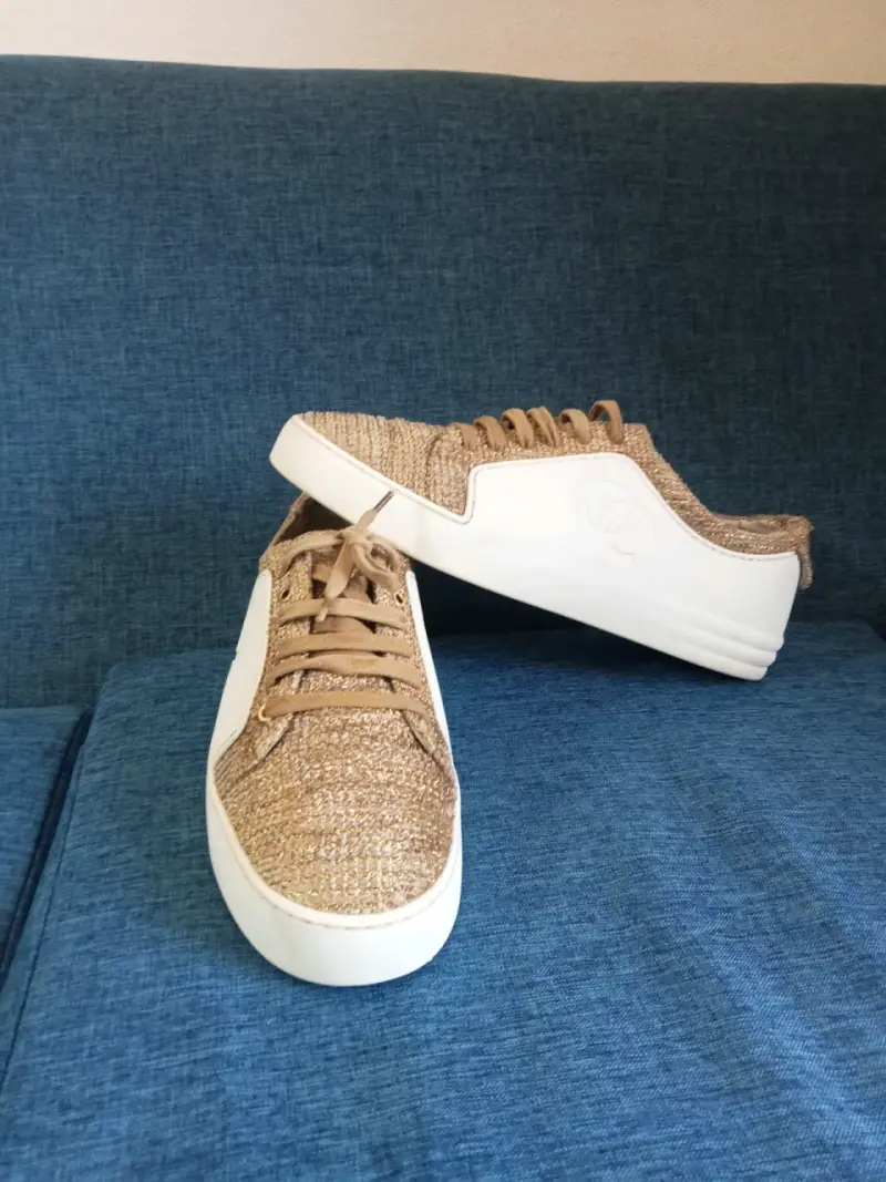 Zapatillas Chanel sneakes de tweed talla 40 origin - 5