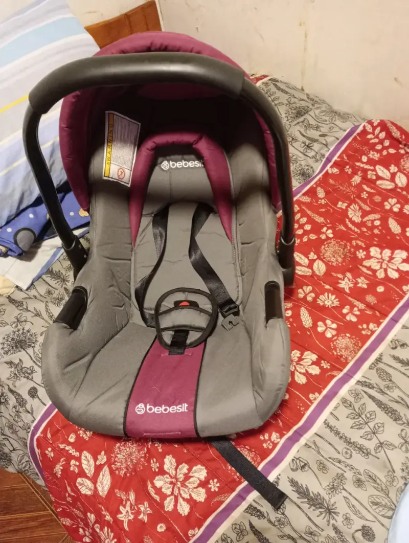 Silla de auto Bebesit gris y morado - 1