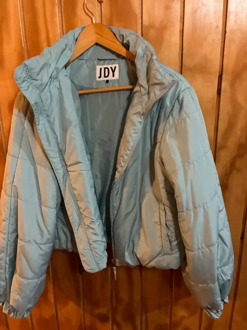 Chaqueta acolchada JDY celeste - 2