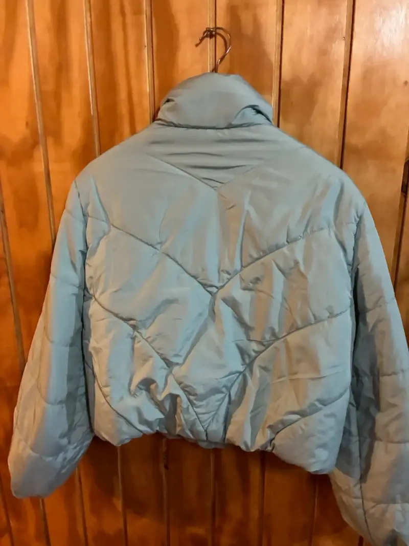 Chaqueta acolchada JDY celeste - 3
