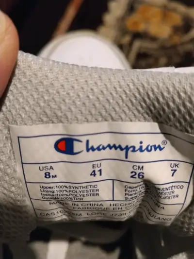 Zapatillas Champion blancas talla 41 - miniatura 6