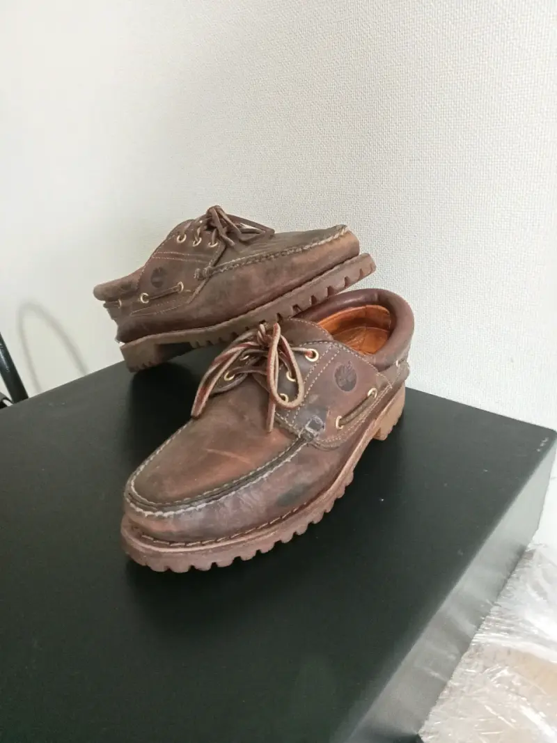 Zapatos náuticos de cuero marrón Timberland - 2