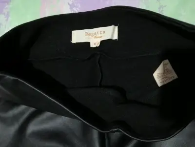 Leggings de cuero sintético afranelados - miniatura 3