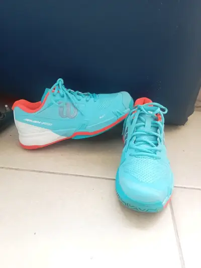 Zapatillas deportivas Wilson Rush Pro turquesa - miniatura 1