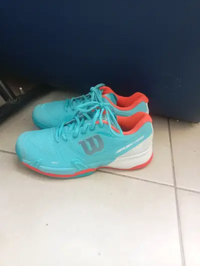 Zapatillas deportivas Wilson Rush Pro turquesa - miniatura 4