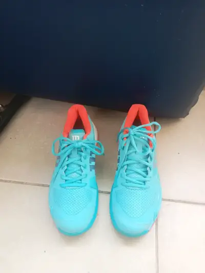 Zapatillas deportivas Wilson Rush Pro turquesa - miniatura 6