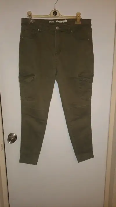 Pantalones cargo verde oliva Sybilla - miniatura 1