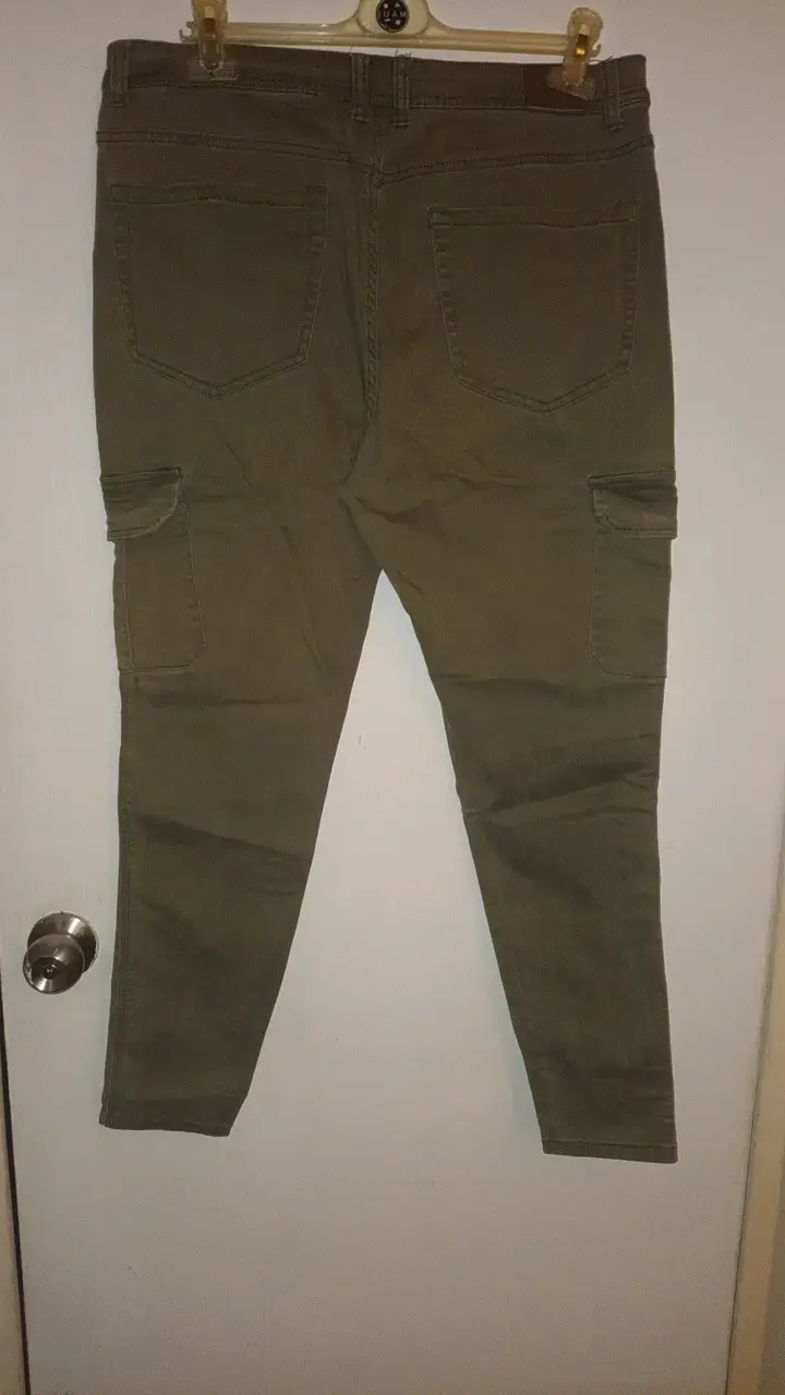 Pantalones cargo verde oliva Sybilla - 2