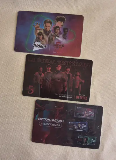 Tarjetas coleccionables Stranger Things edición limitada - miniatura 1