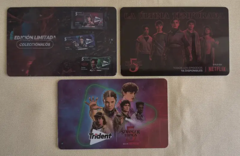 Tarjetas coleccionables Stranger Things edición limitada - 3