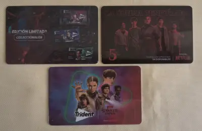 Tarjetas coleccionables Stranger Things edición limitada - miniatura 3