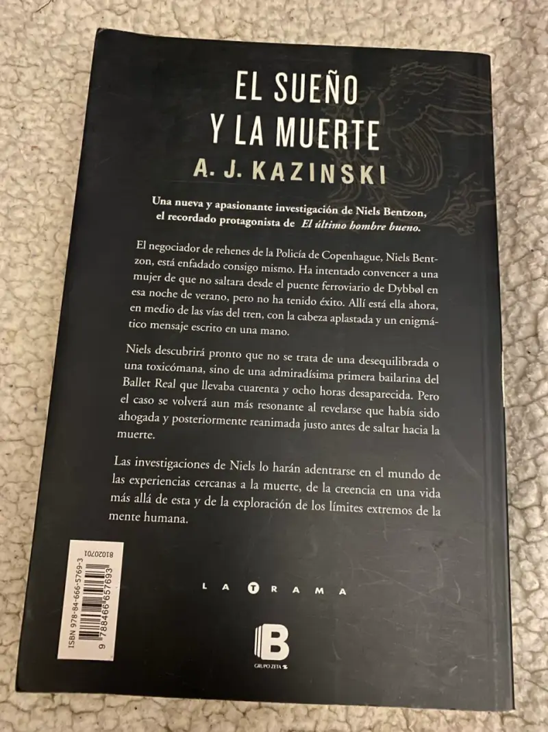 Libro 'El Sueño y la Muerte' de A.J. Kazinski - 2