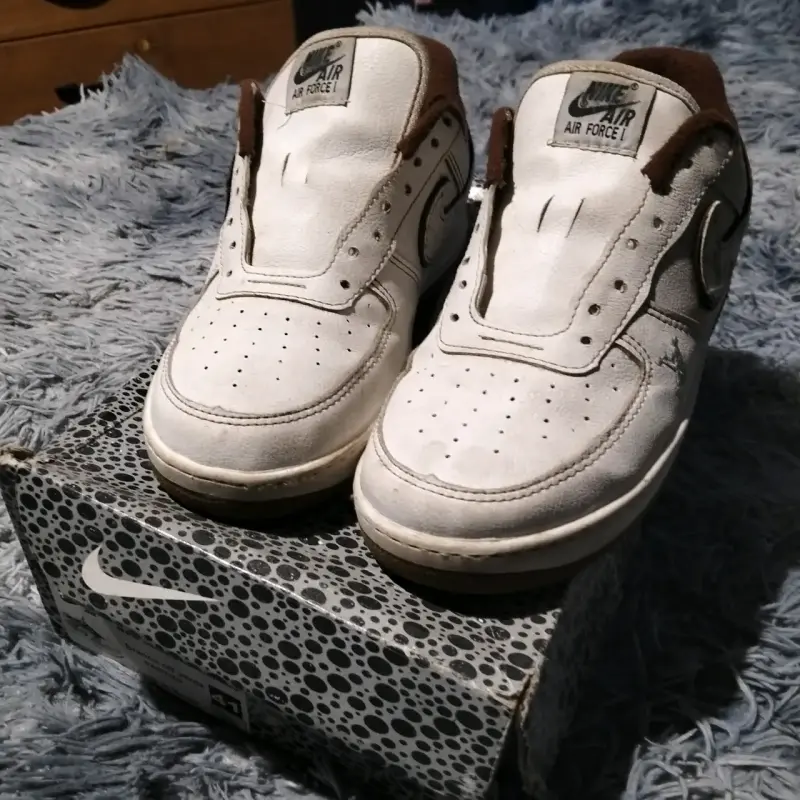 Zapatillas Nike Air blancas usadas - 4